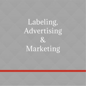 Labeling, Advertising & Marketing