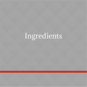 Ingredients